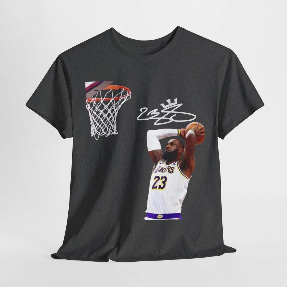 Lebron James  Lakers Fan Unisex Heavy Cotton T-Shirt